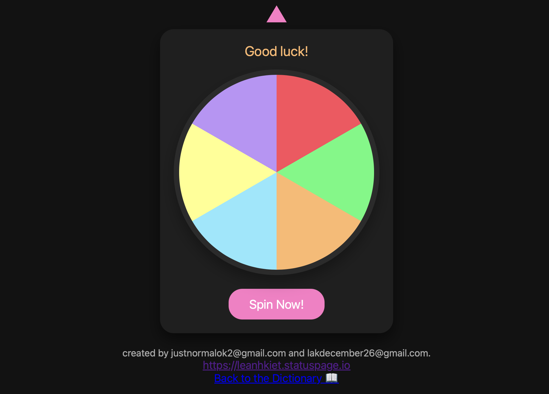 Spinning Wheel